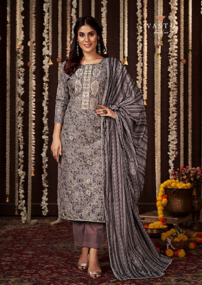 Vastu Gulmohar Vol 1 Designer Cotton Dress Material Collection
